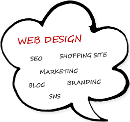 インターネット事業部：WEBデザイン、SEO、ショッピングサイト、マーケティング、ブログ、ブランディング、SNS